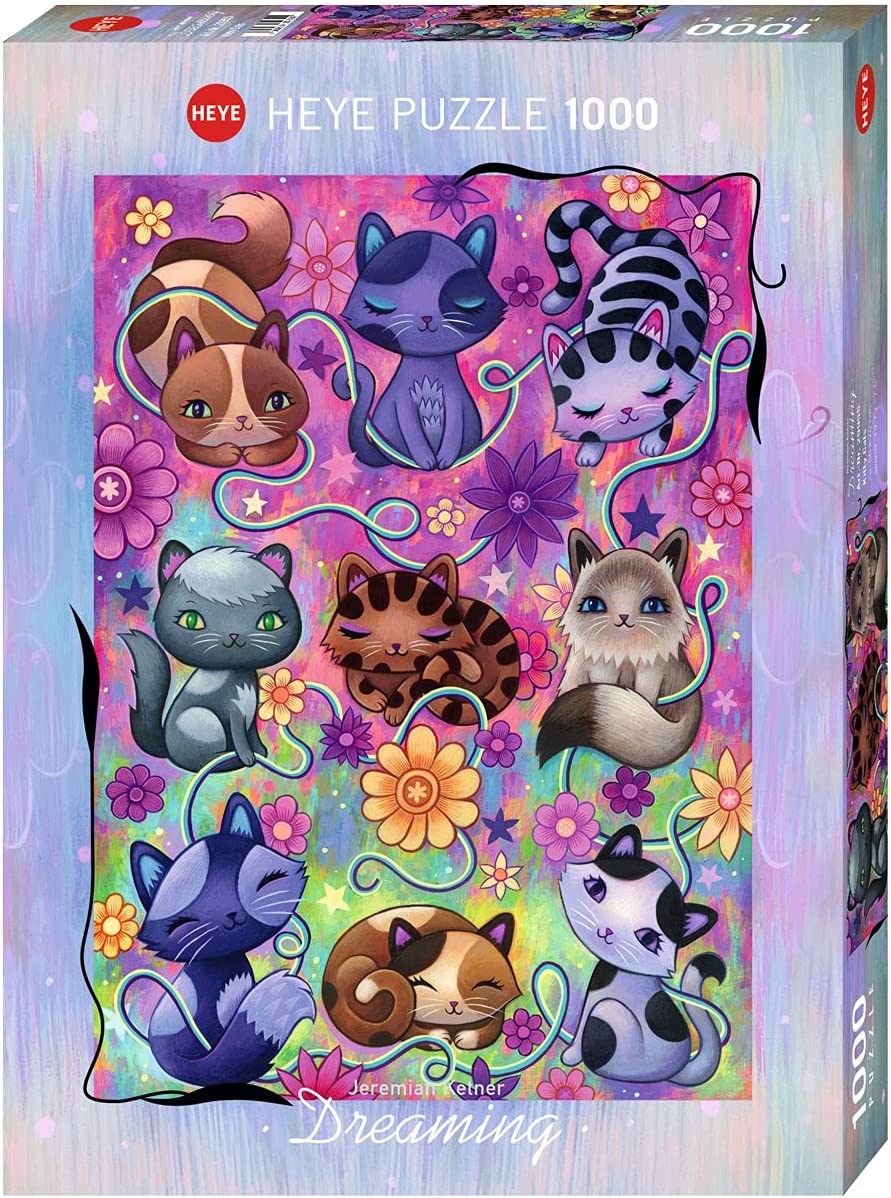 Heye 1000 Piece Jigsaw - Dreaming Kitty Cats