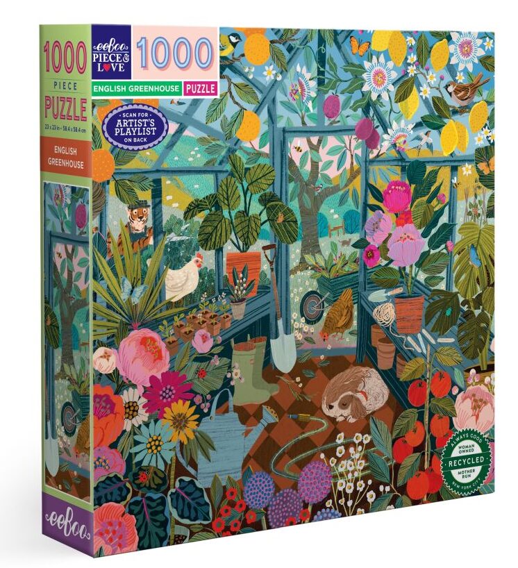 Eeboo 1000 Piece Puzzle - Greenhouse