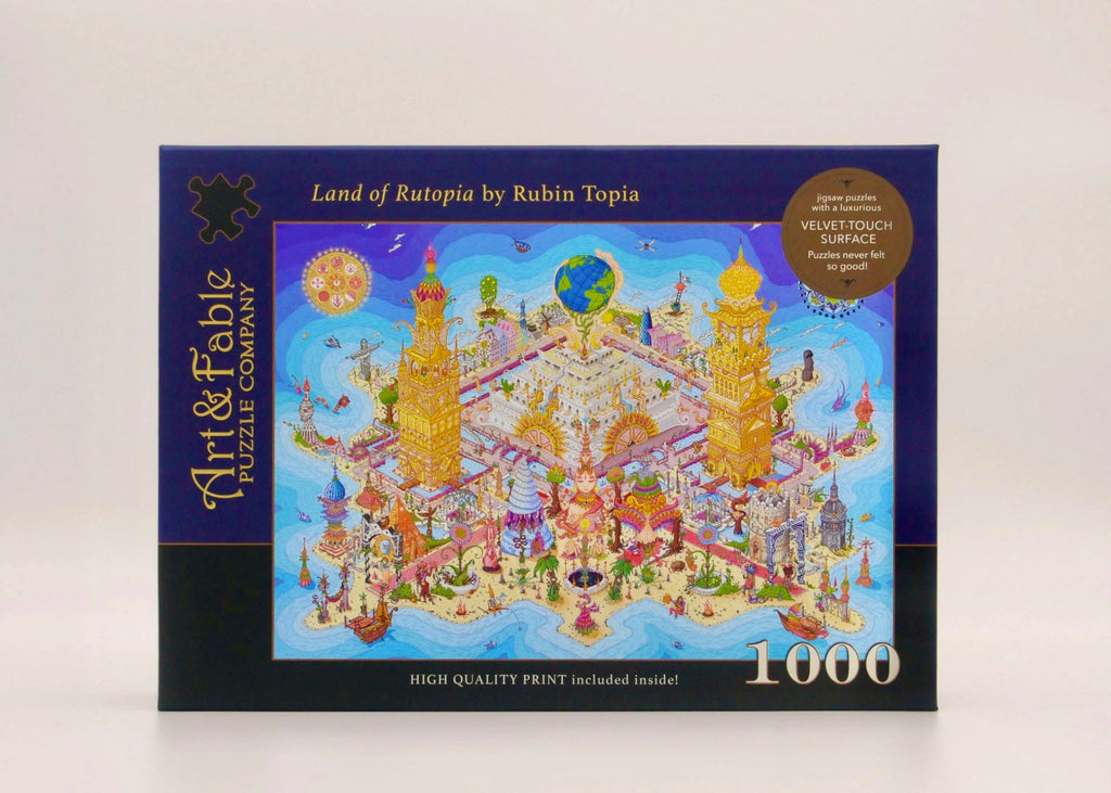 Art & Fable 1000 Piece Velvet Touch - Land of Rutopia