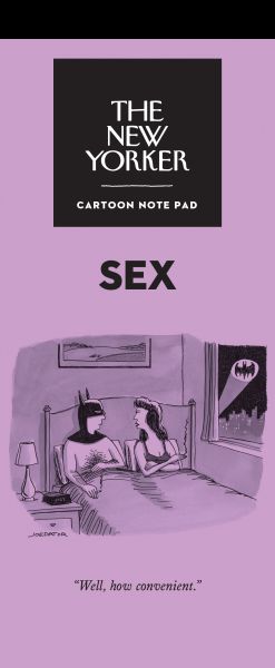 New Yorker Notepad- Sex