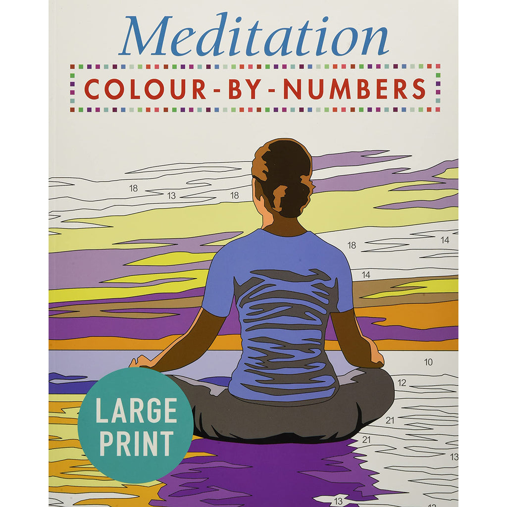 Colour By Numbers  Large Print - Meditation