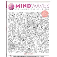 Mindwaves Calming Colouring Book- Serenity – Mindconnect Australia