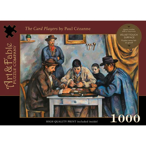 Art & Fable 1000 Piece - The Card Players