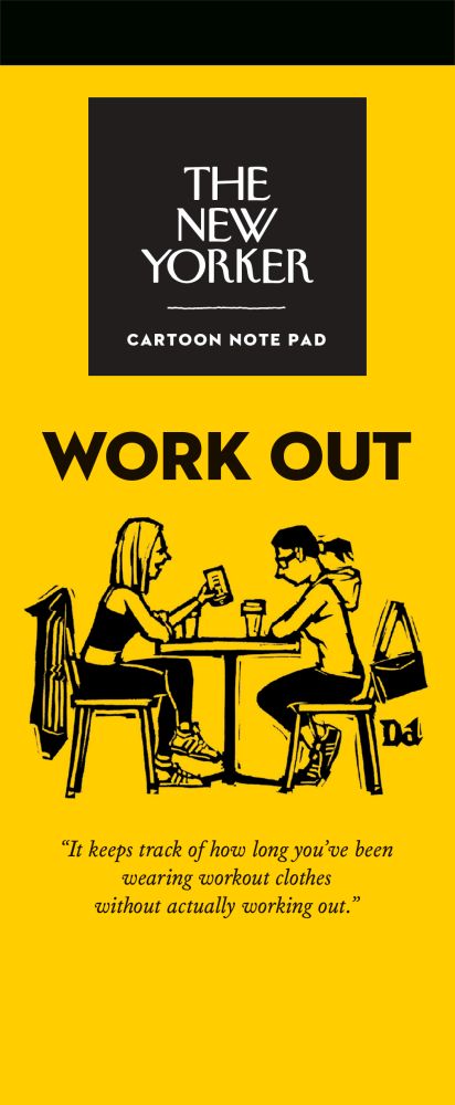 New Yorker Notepad- Work Out