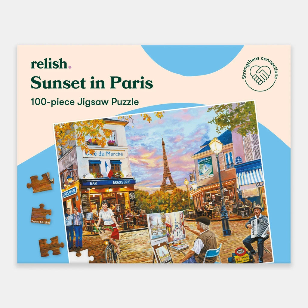 NEW Relish 100 Piece Jigsaw - Sunset in Paris