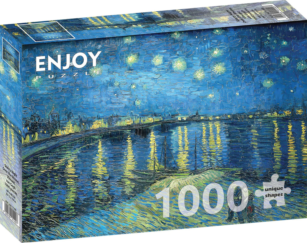 Enjoy 1000 Piece Puzzle Vincent Van Gogh: Starry Night Over Rhone