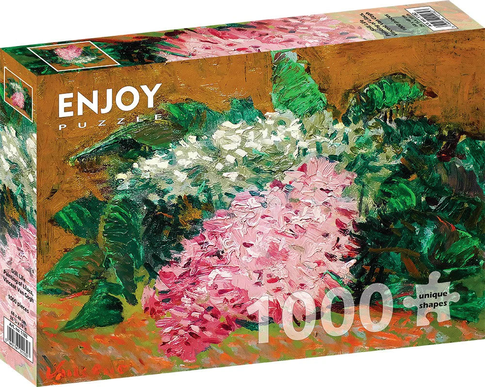 Enjoy 1000 Piece Puzzle Vincent Van Gogh: Still Life Painting of Lilacs
