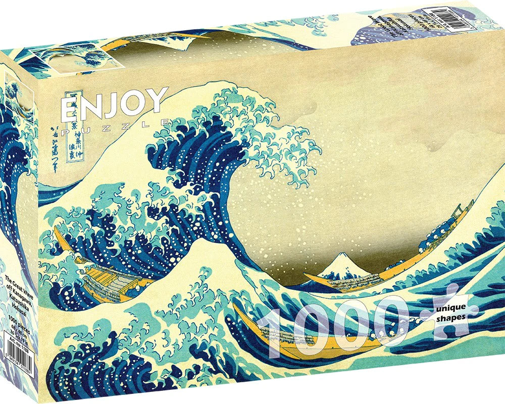 Enjoy 1000 Piece Puzzle Katsushika Hokusai: The Great Wave off Kanagawa