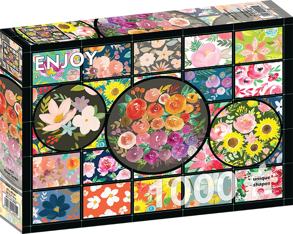 Enjoy 1000 Piece Puzzle Lacy's Flower Garden (2045)