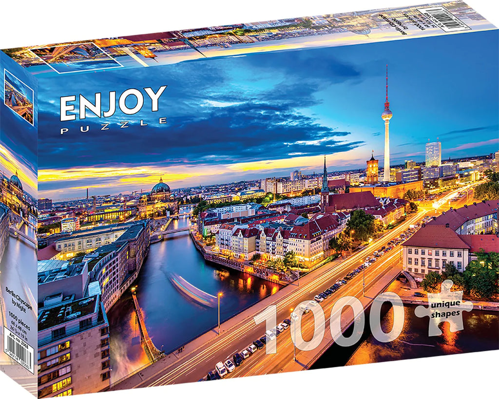 Enjoy 1000 Piece Puzzle Berlin Cityscape by Night (2068)