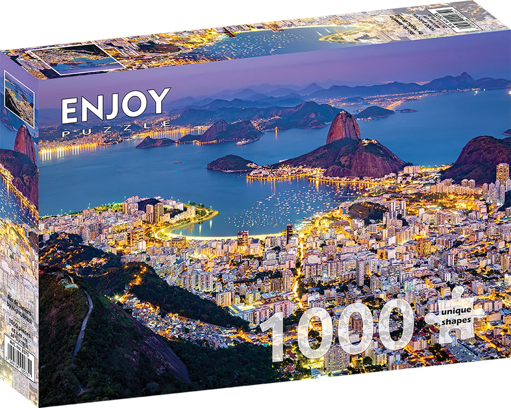 Enjoy 1000 Piece Puzzle Rio de Janeiro by Night, Brazil (2075)
