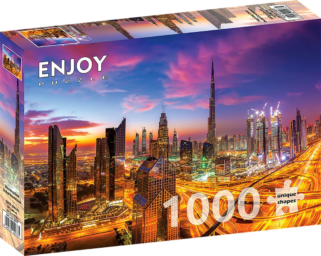 Enjoy 1000 Piece Puzzle Morning Over Dubai Downtown (2077)