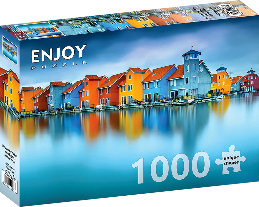 Enjoy 1000 Piece Puzzle Houses on Water, Groningen, Netherlands (2078)