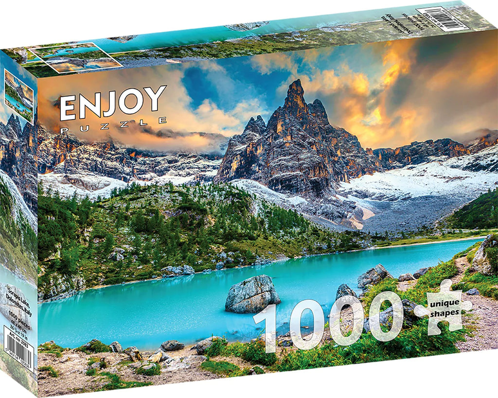 Enjoy 1000 Piece Puzzle Sorapis Lake, Dolomites, Italy (2083)