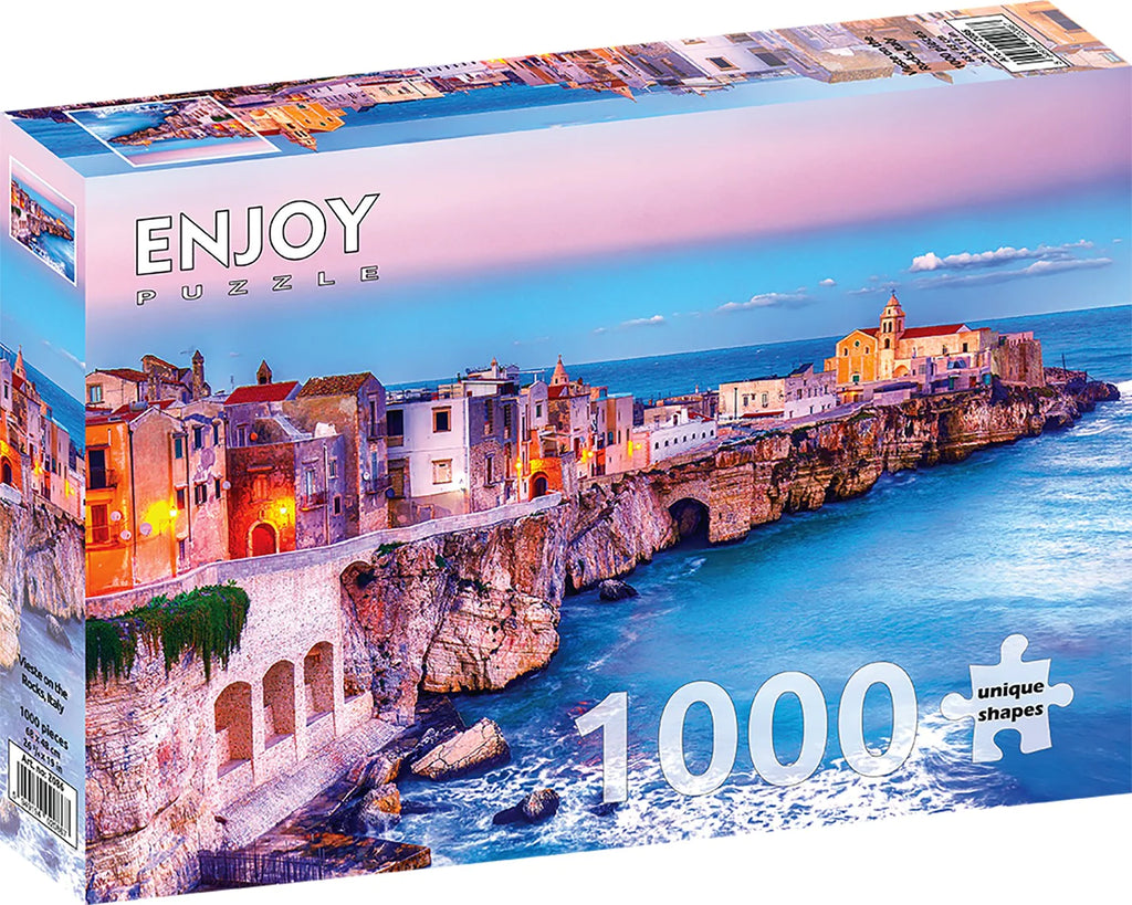 Enjoy 1000 Piece Puzzle Vieste on the Rocks, Italy (2086)