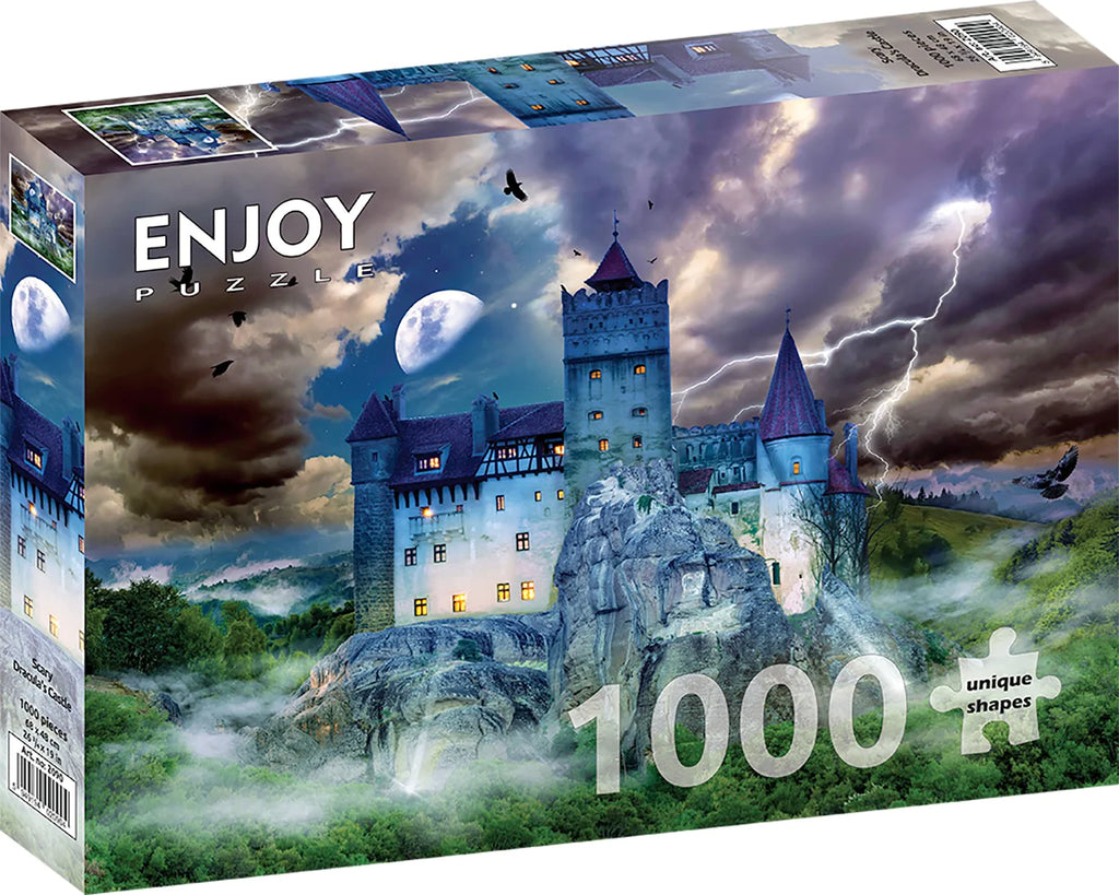 Enjoy 1000 Piece Puzzle Scary Dracula's Castle (2090)
