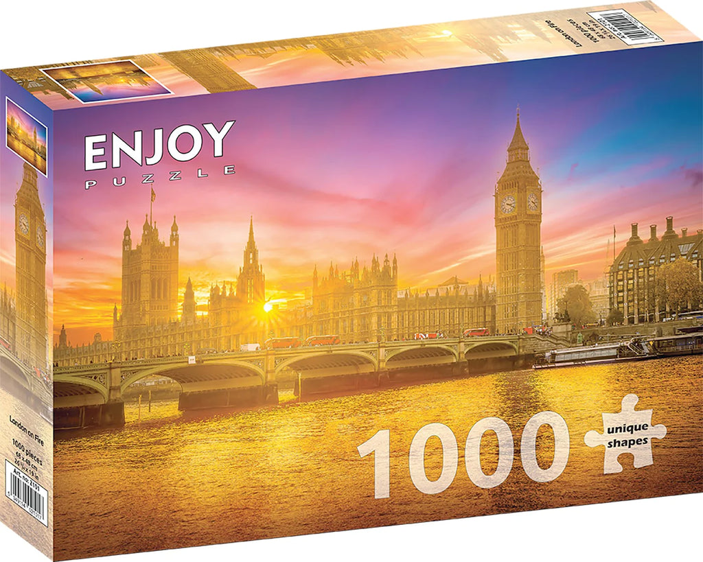 Enjoy 1000 Piece Puzzle London on Fire (2101)