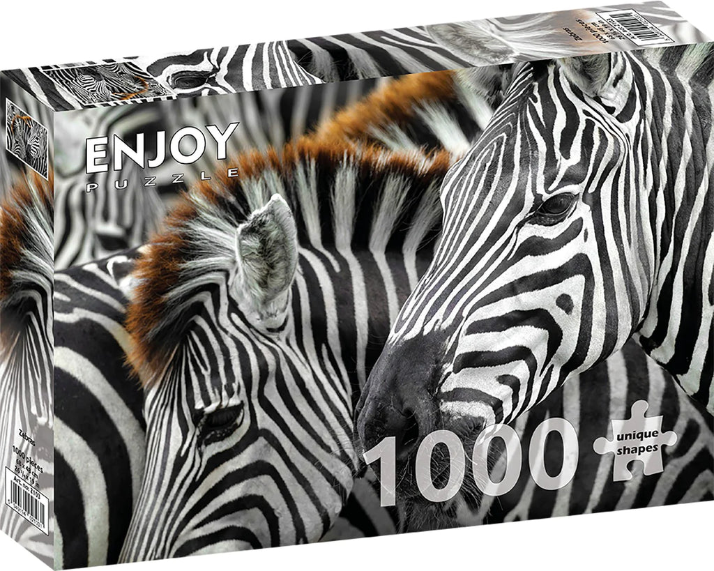 Enjoy 1000 Piece Puzzle Zebras (2103)