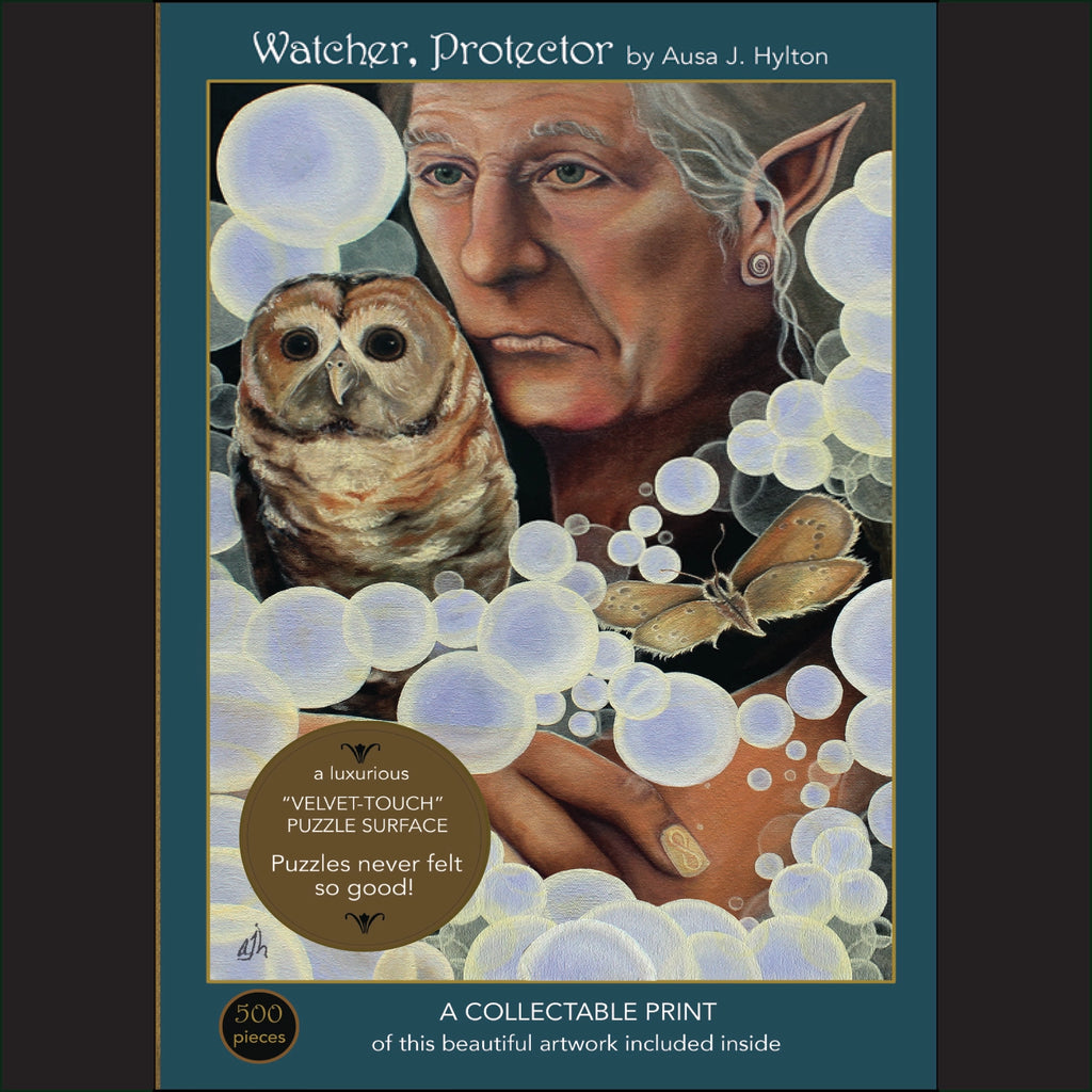 Art & Fable Velvet Touch 500 Piece Jigsaw -Watcher, Protector