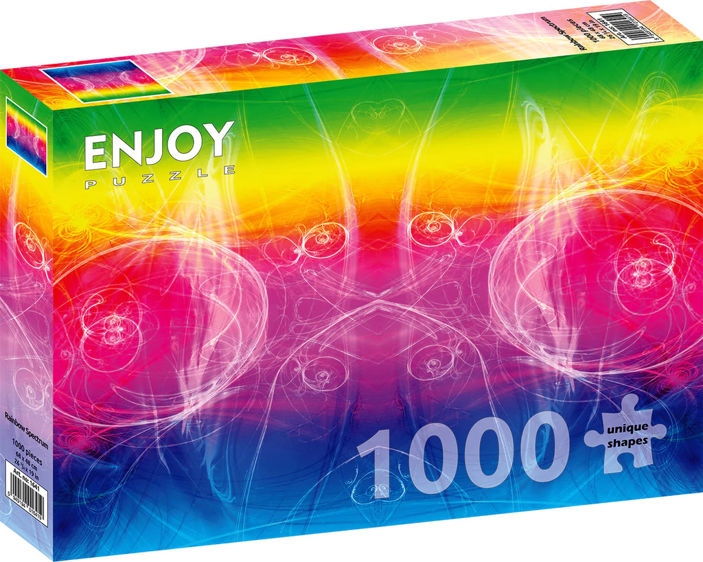 Enjoy 1000 Piece Puzzle Rainbow Spectrum