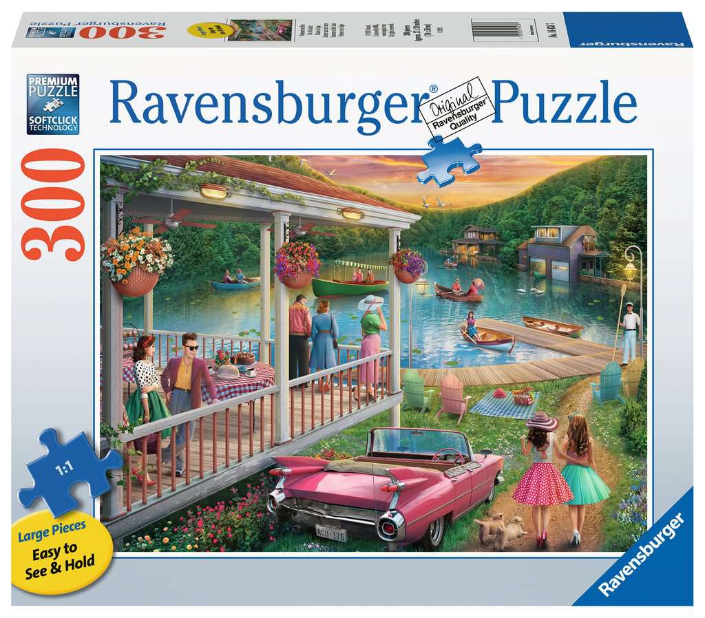 Ravensburger Jigsaw Puzzle Large Format 300 Piece- Summer at the Lake