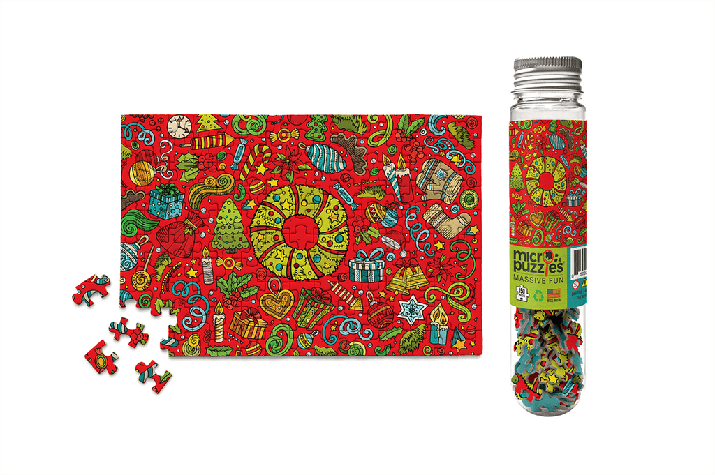 Micro Puzzles Mini 150 piece Jigsaw Puzzle- Holidays - Deck the Halls