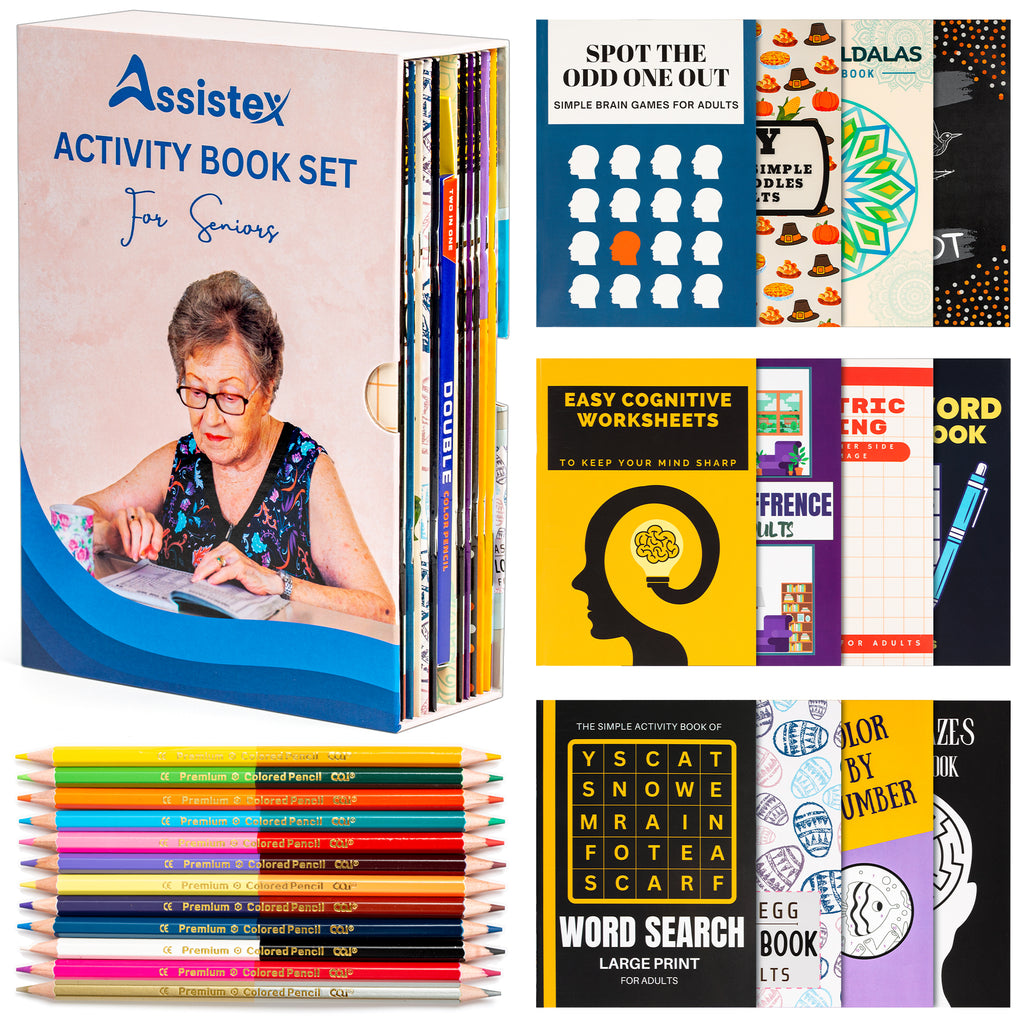 Assistex Activity Book Set For Seniors