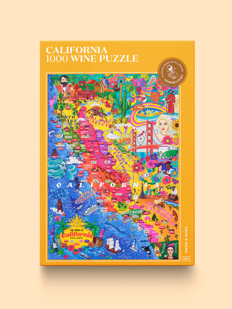Water & Wines Jigsaw Puzzle 1000 Piece - California
