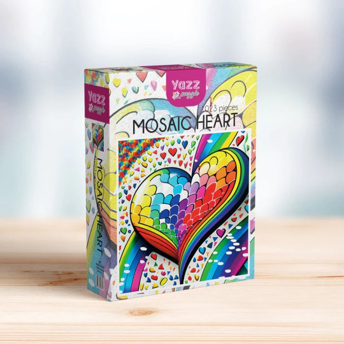 Yazz Mosaic Heart 1023pc Jigsaw Puzzle