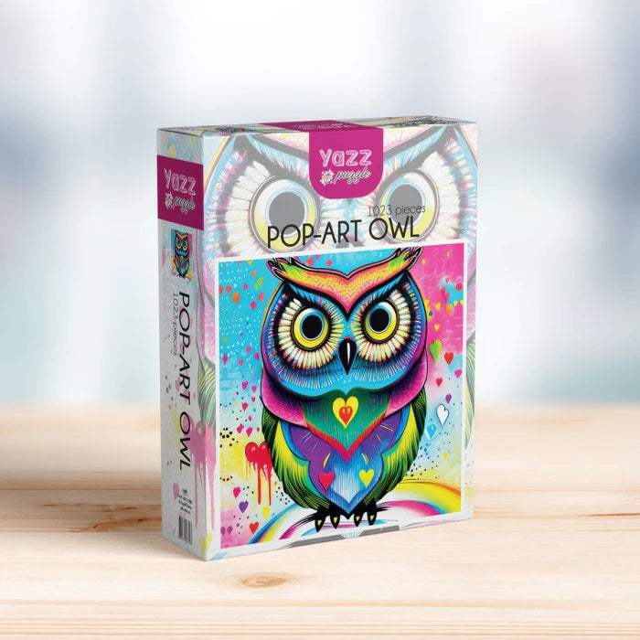 Yazz Pop-Art Owl 1023pc Jigsaw Puzzle