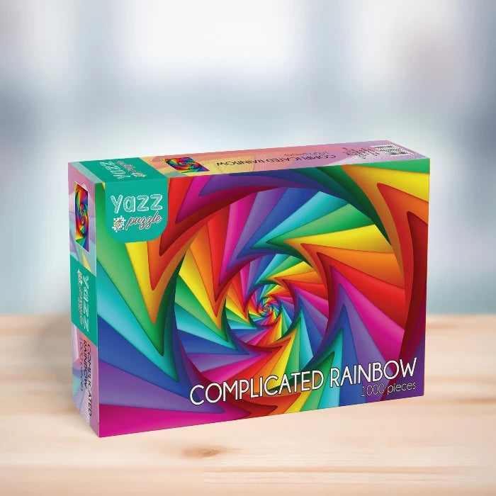 Yazz Complicated Rainbow 1000pc Jigsaw Puzzle