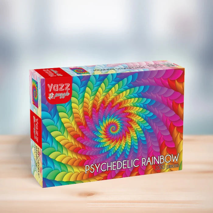 Yazz Psychedelic Rainbow 1000pc Jigsaw Puzzle
