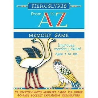 Hieroglyphs A to Z Memory Game