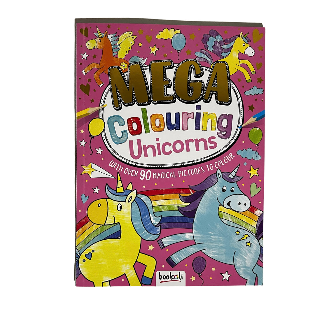 Mega Colouring Book Unicorns
