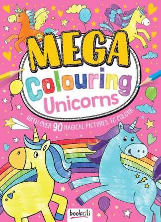 Mega Colouring Book Unicorns