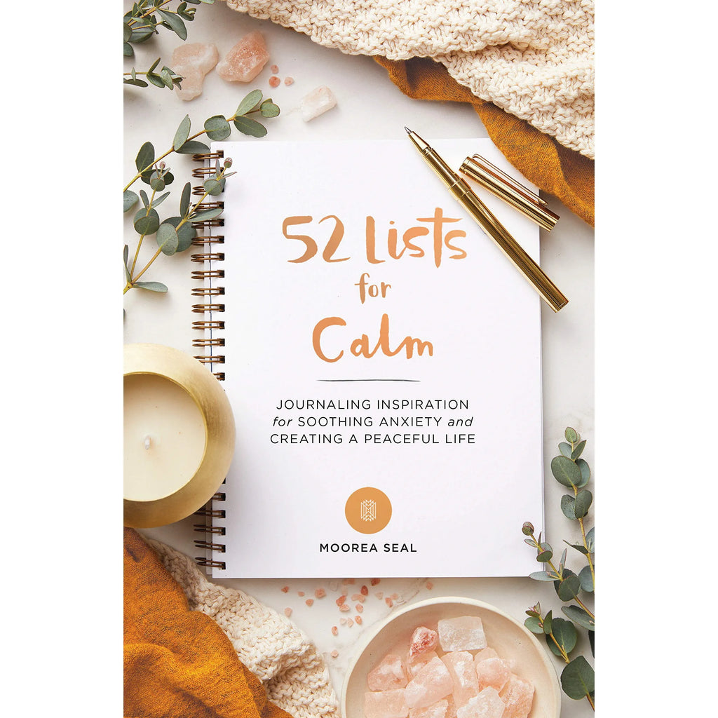 52 Lists for Calm | Journaling Inspiration Book | Mind Connect Australia