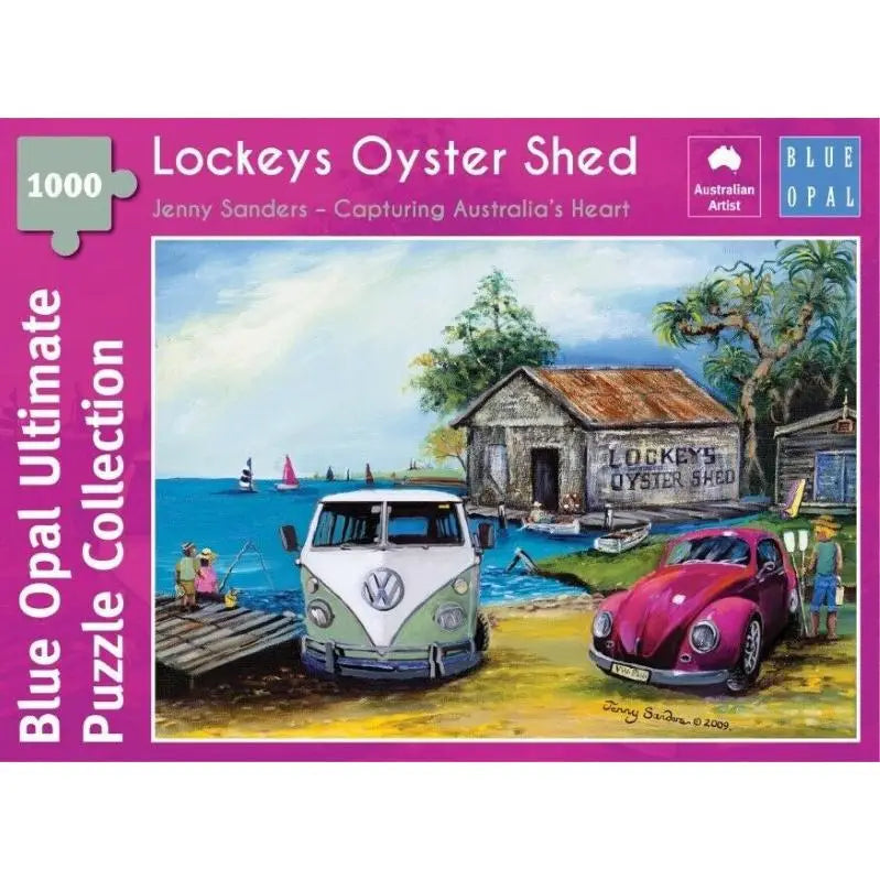 Blue Opal Jenny Sanders 1000 Piece Jigsaw - Lockeys Oyster Shed