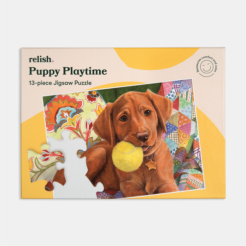 Relish 13 Piece Jigsaw - Puppy Playtime