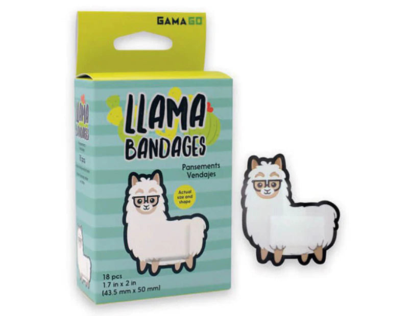 GAMAGO Adhesive Bandages - Llama