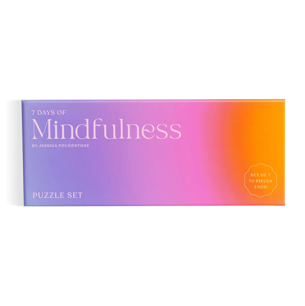 Galison 7 Days of Mindfulness Multi-Coloured Puzzle Set
