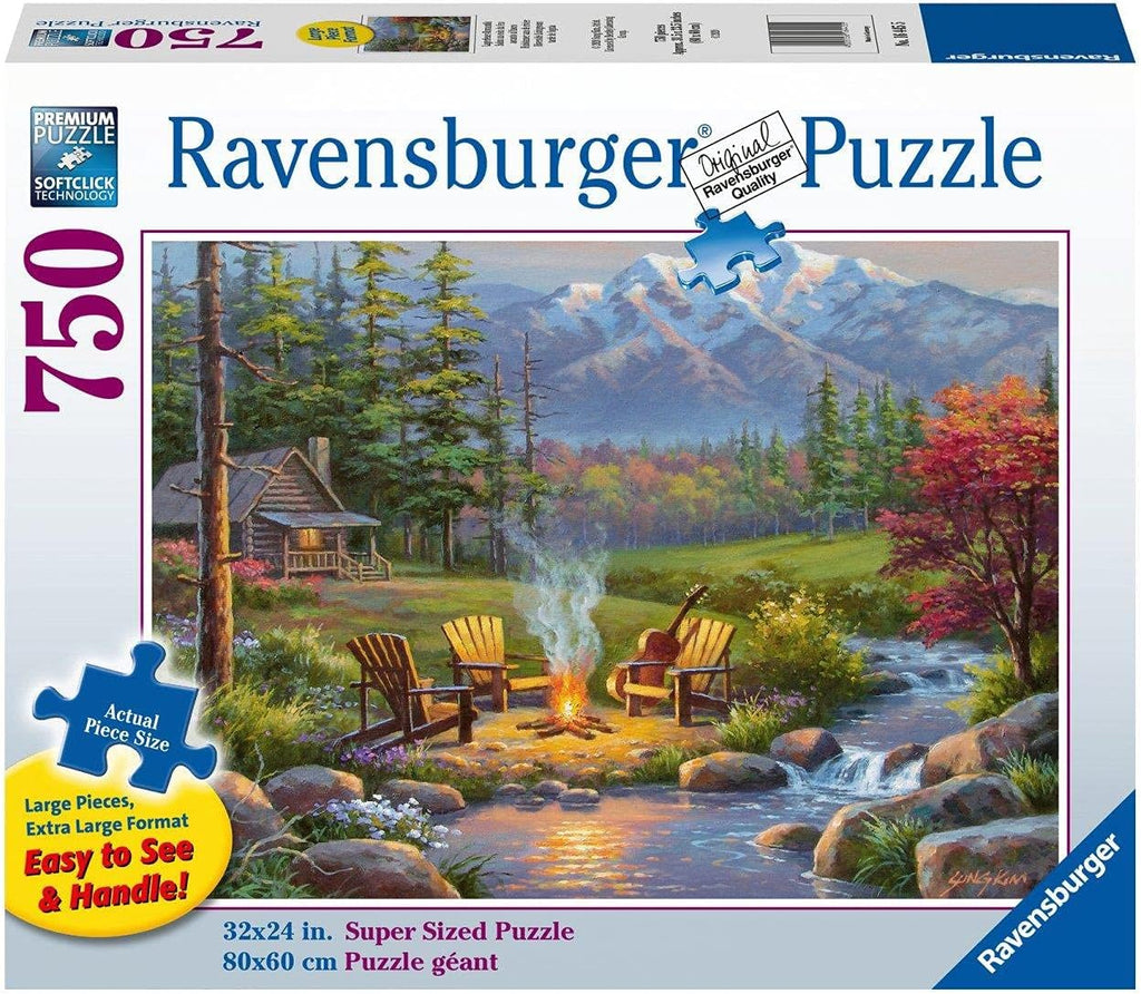 Ravensburger Jigsaw Puzzle 750 Piece Large Format- Riverside Livingroom
