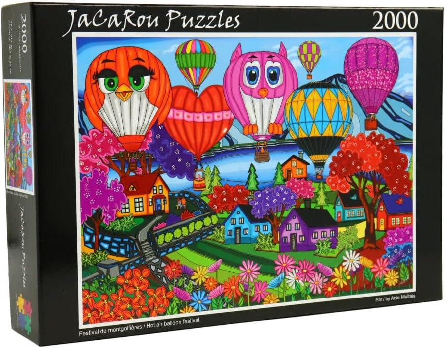 JaCaRou 2000 Piece Puzzle - Hot Air Balloon Festival