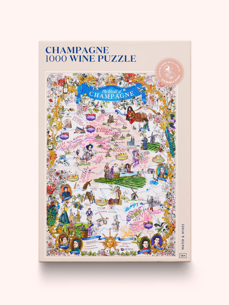 Water & Wines Jigsaw Puzzle 1000 Piece - Champagne