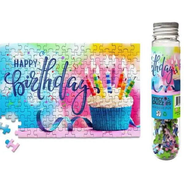 Micro Puzzles Happy Birthday Cupcake - Candles Puzzle