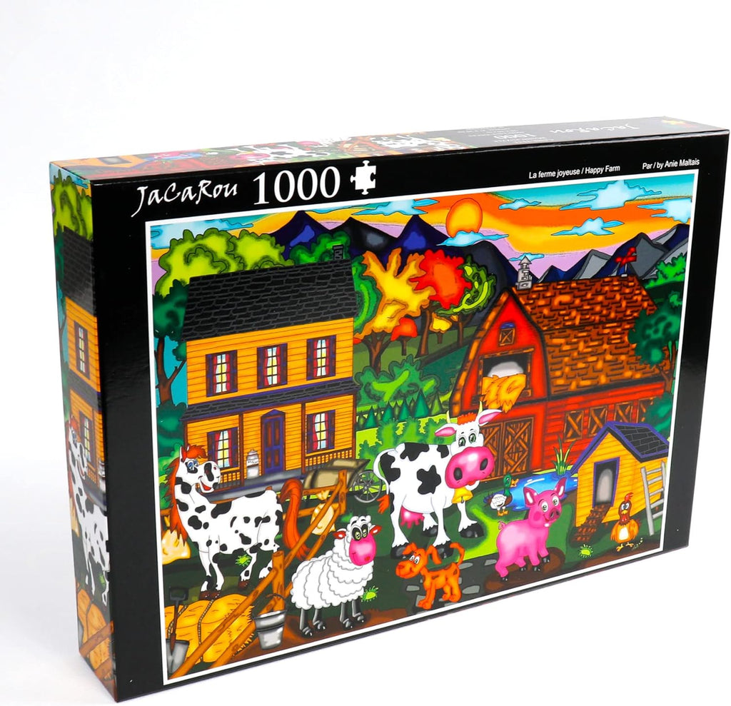 JaCaRou 1000 Piece Puzzle - Happy Farm