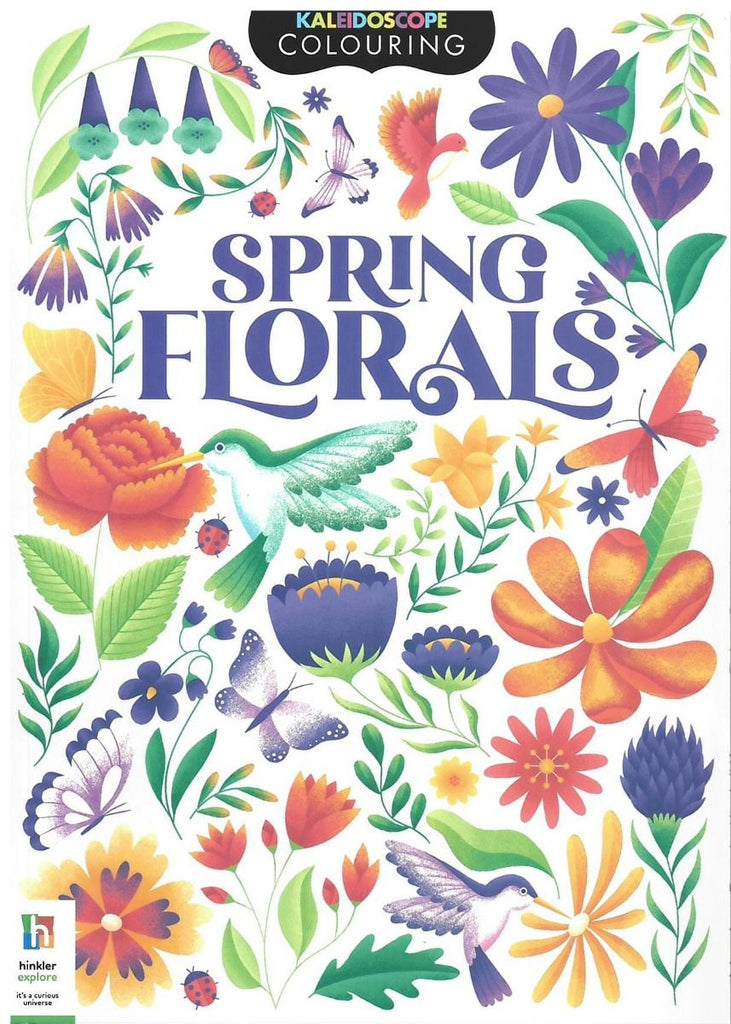 Kaleidoscope Colouring Book Spring Florals
