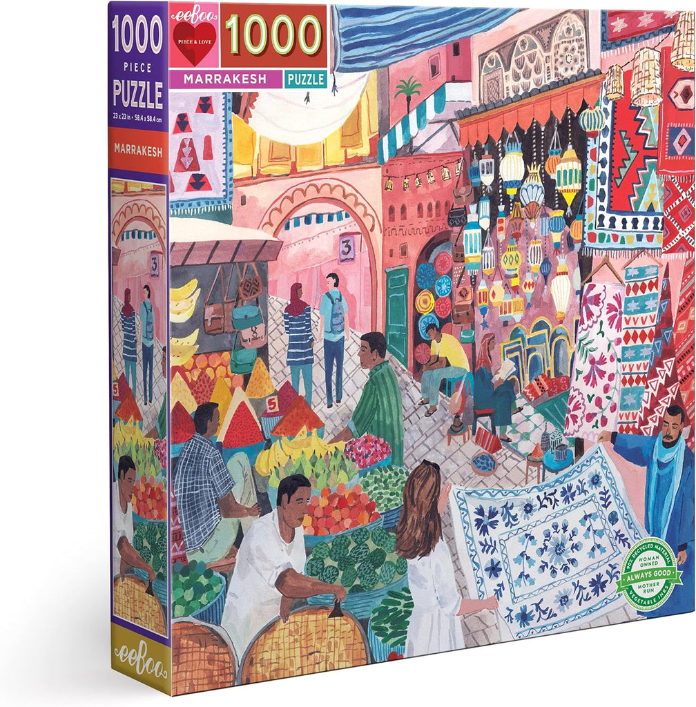 Eeboo 1000 Piece Jigsaw - Marrakesh