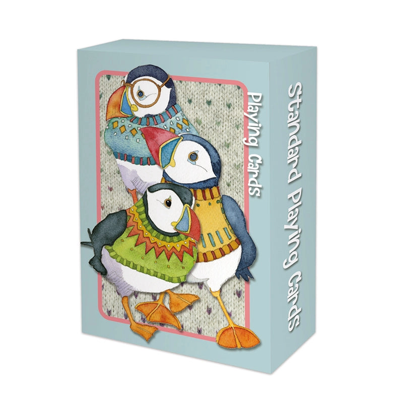 Woolly Puffins Playing Cards