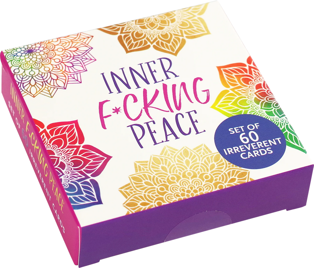 Inner F*cking Peace Card Deck (Set of 60 Irreverent Cards)