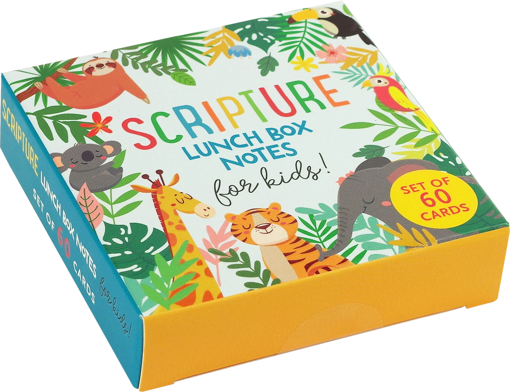 Scripture Lunch Box Notes for Kids! (Set of 60 Cards)